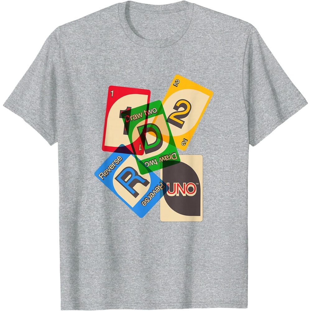 image:imageUNO Vintage Game Night TShirtHeather Grey