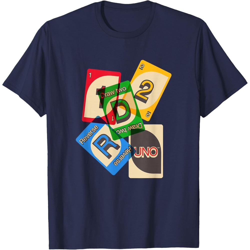 image:imageUNO Vintage Game Night TShirtNavy Blue