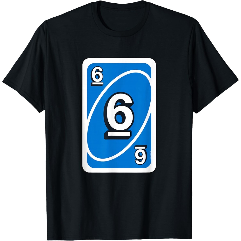 image:imageUno Halloween Blue 6 Card TShirtBlack