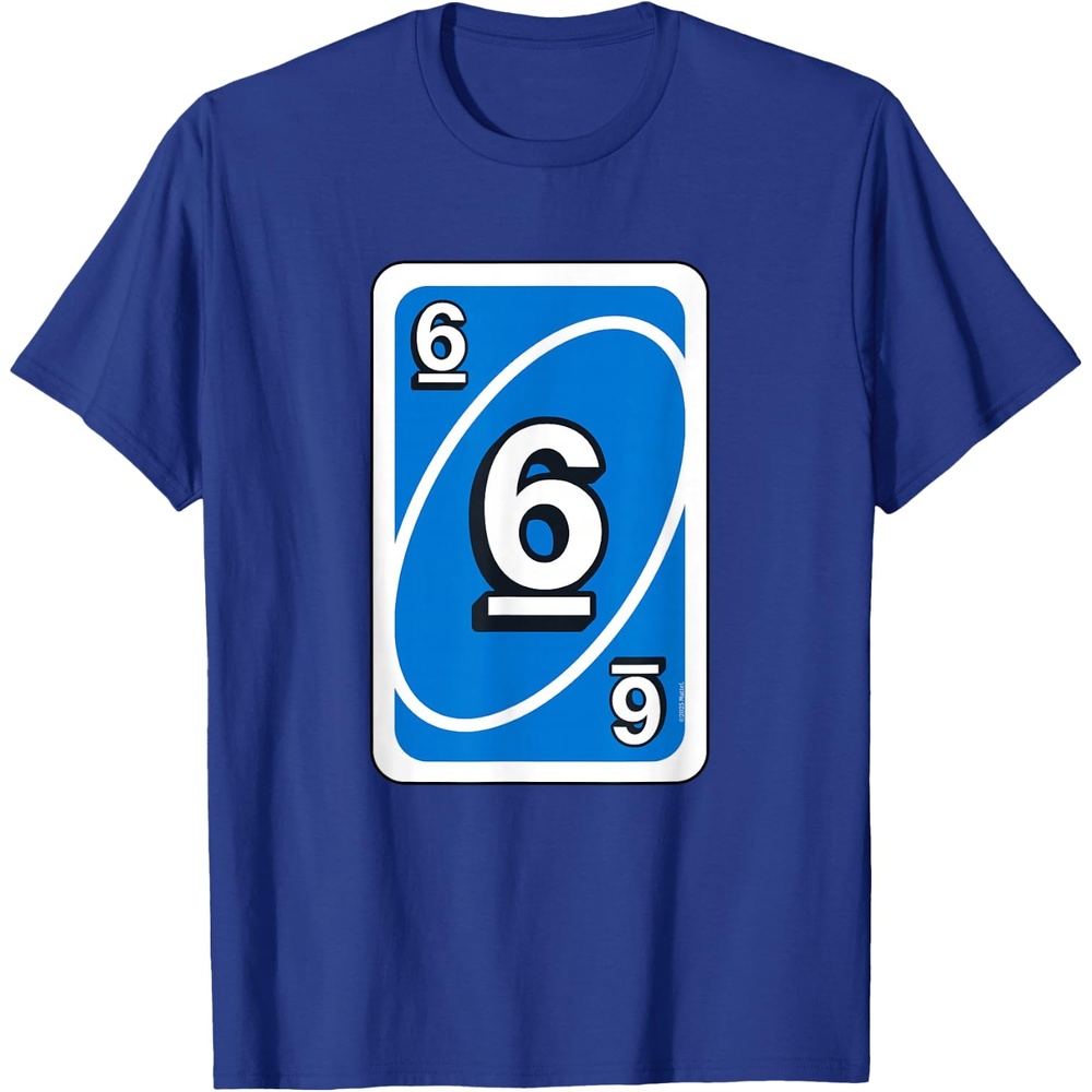 image:imageUno Halloween Blue 6 Card TShirtRoyal Blue