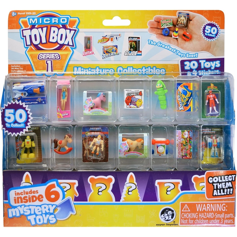 image:imageWorlds Smallest Micro Toy Box Series 1 Mini Collectible20 pack
