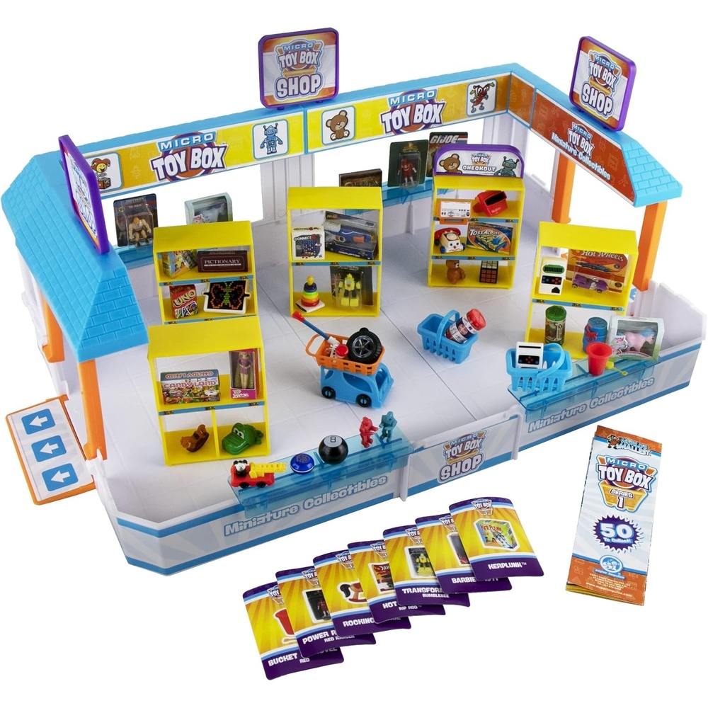 image:imageWorlds Smallest Micro Toy Box Series 1 Mini CollectibleStore Playset