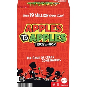 Mattel Games Apples to Apples Junior Game, for Ages 9+, 4-8 Players | Funny Comparison Card Play Designed for Kids and Family Game Night(Classic)