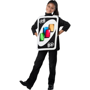 Mattel Uno: Draw Four Card Costume for Kids by Rubies, Unisex One Size
