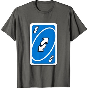 UNO – Blue Reverse T-Shirt(Asphalt Grey)