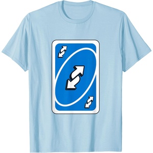 UNO – Blue Reverse T-Shirt(Baby Blue)