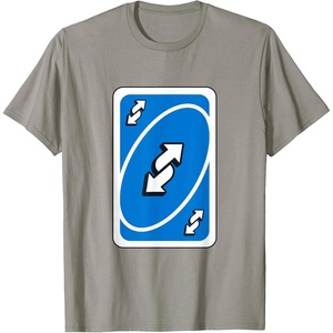 UNO – Blue Reverse T-Shirt(Slate Grey)