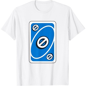 UNO – Blue Skip T-Shirt(White)