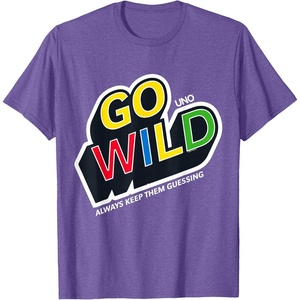 UNO – Go Wild T-Shirt(Purple Heather)