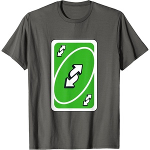 UNO – Green Reverse T-Shirt(Asphalt Grey)