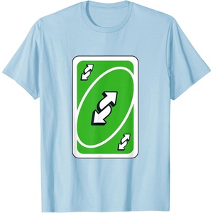 UNO – Green Reverse T-Shirt(Baby Blue)