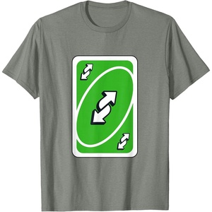 UNO – Green Reverse T-Shirt(Olive Heather)