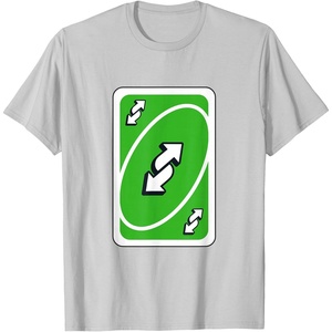 UNO – Green Reverse T-Shirt(Silver Grey)