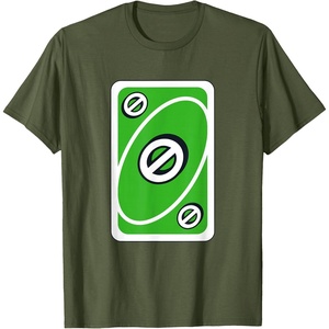 UNO – Green Skip Card T-Shirt(Olive Green)