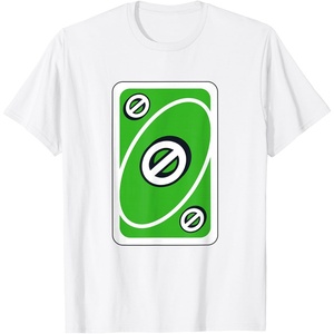 UNO – Green Skip Card T-Shirt(White)