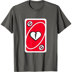 UNO – Heart Skipping for You Valentine’s Day T-Shirt(Asphalt Grey)