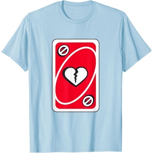 UNO – Heart Skipping for You Valentine’s Day T-Shirt(Baby Blue)