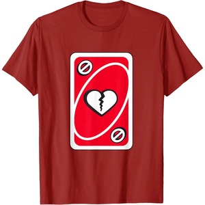 UNO – Heart Skipping for You Valentine’s Day T-Shirt(Cranberry Red)