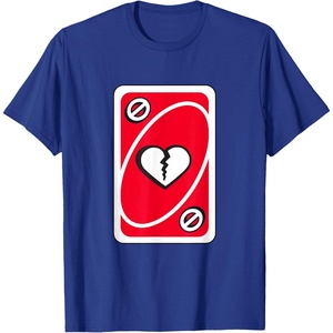 UNO – Heart Skipping for You Valentine’s Day T-Shirt(Royal Blue)