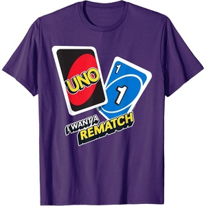 UNO – I Want a Rematch T-Shirt(Purple)