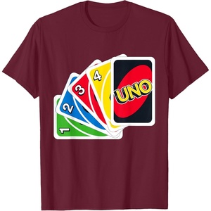UNO – Let’s Play! T-Shirt(Burgundy)