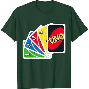 UNO – Let’s Play! T-Shirt(Dark Green)