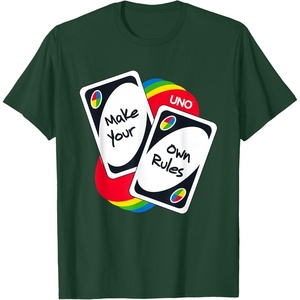 UNO – Make Your Own Rules T-Shirt(Dark Green)
