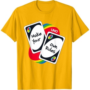UNO – Make Your Own Rules T-Shirt(Golden Yellow)