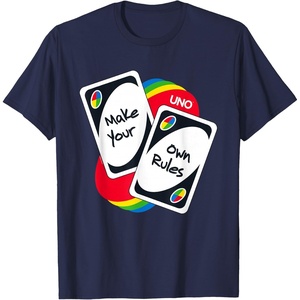 UNO – Make Your Own Rules T-Shirt(Navy Blue)