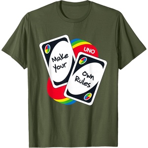 UNO – Make Your Own Rules T-Shirt(Olive Green)