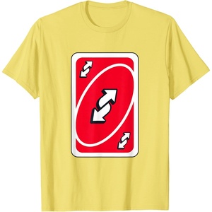 UNO – Red Reverse Card T-Shirt(Lemon Yellow)