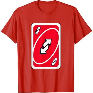 UNO – Red Reverse Card T-Shirt(Red)