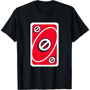 UNO – Red Skip Card T-Shirt(Black)
