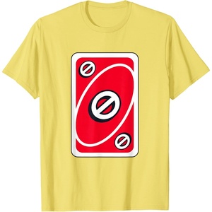 UNO – Red Skip Card T-Shirt(Lemon Yellow)