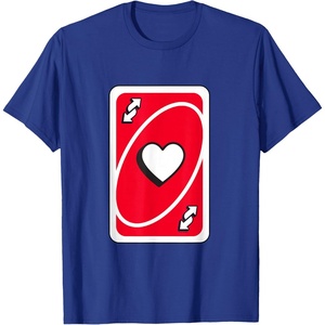 UNO – Valentine’s Day Red Reverse Card T-Shirt(Royal Blue)