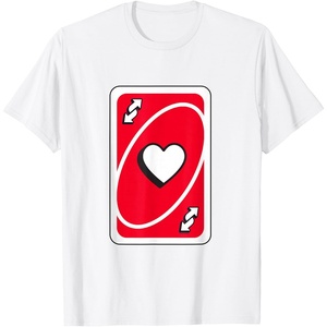 UNO – Valentine’s Day Red Reverse Card T-Shirt(White)
