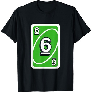 UNO Halloween Green 6″ Card T-Shirt(Black)
