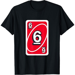 UNO Halloween Red 6″ Card T-Shirt(Black)