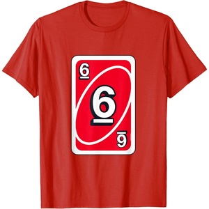 UNO Halloween Red 6″ Card T-Shirt(Red)