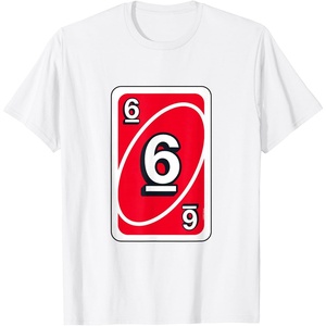 UNO Halloween Red 6″ Card T-Shirt(White)
