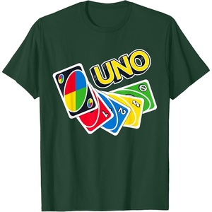 UNO How Do You Uno Card Game T Shirts and Tees for Men and Women(Dark Green)