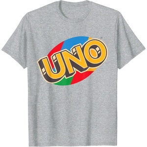 UNO Vintage Game Night Logo T-Shirt(Heather Grey)