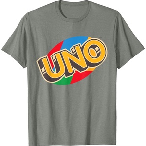 UNO Vintage Game Night Logo T-Shirt(Olive Heather)