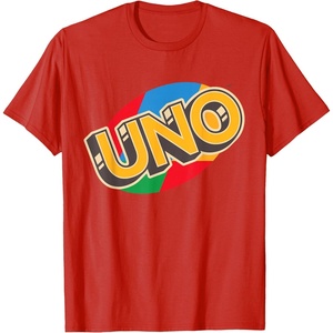 UNO Vintage Game Night Logo T-Shirt(Red)