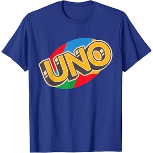 UNO Vintage Game Night Logo T-Shirt(Royal Blue)