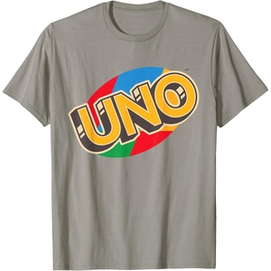 UNO Vintage Game Night Logo T-Shirt(Slate Grey)