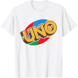UNO Vintage Game Night Logo T-Shirt(White)