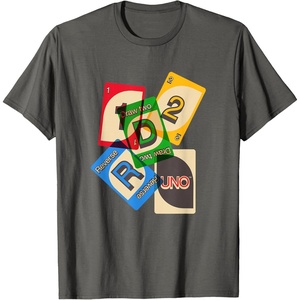 UNO Vintage Game Night T-Shirt(Asphalt Grey)
