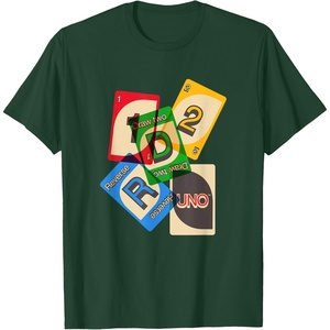 UNO Vintage Game Night T-Shirt(Dark Green)
