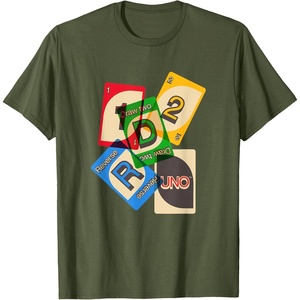 UNO Vintage Game Night T-Shirt(Olive Green)